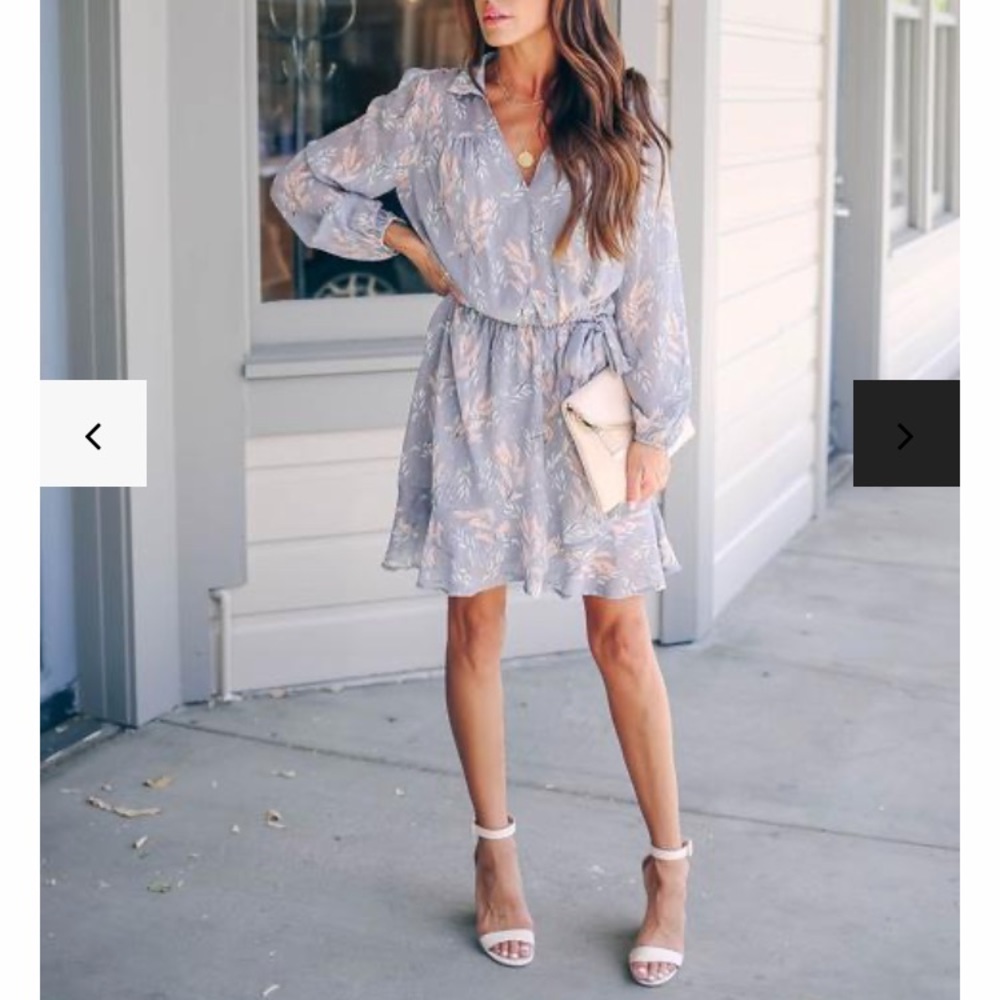 NWT Vici wrap style shirt dress - Picture 5 of 8